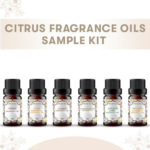 6 Citrus Fragrance Oils Sample Kit