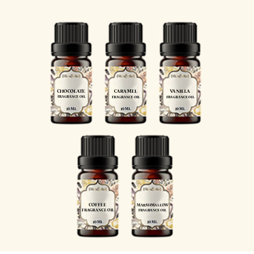 5 Gourmand Fragrance Oils Sample Kit - 10 Ml Each