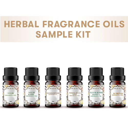 6 Herbal Fragrance Oils Sample Kit - 10 Ml Each
