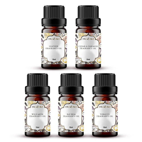 Men's Fragrance Oils Sample Kit - 10 Ml Each
