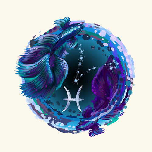 Pisces Zodiac Sign Essential Oil Blend