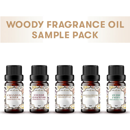 5 Woody Fragrance Oils Sample Kit - 10 Ml Each